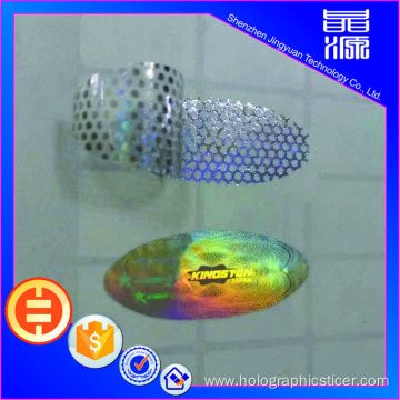 One Time Material 3d Hologram Sticker